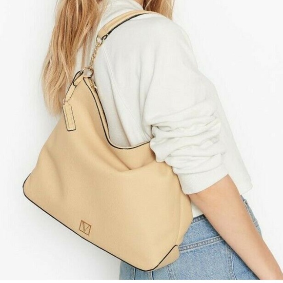 Victoria Secret Signature V Monogram Curve Bag - Picture 2 of 5